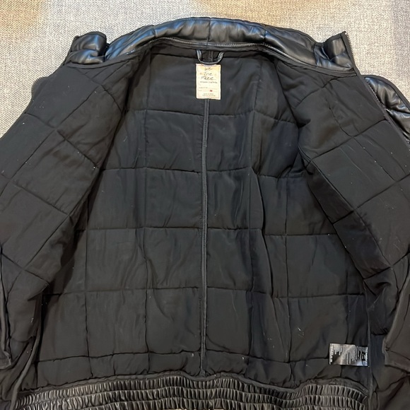 Free People Vegan Leather Jacket - Picture 3 of 6